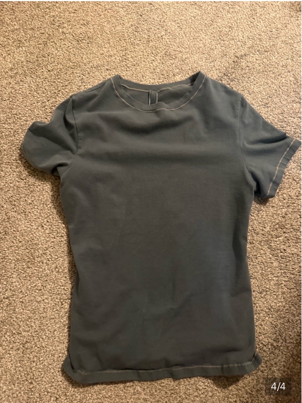 SKIMS Cotton Jersey Short Sleeve T-Shirt in kyanite - Picture 4 of 4